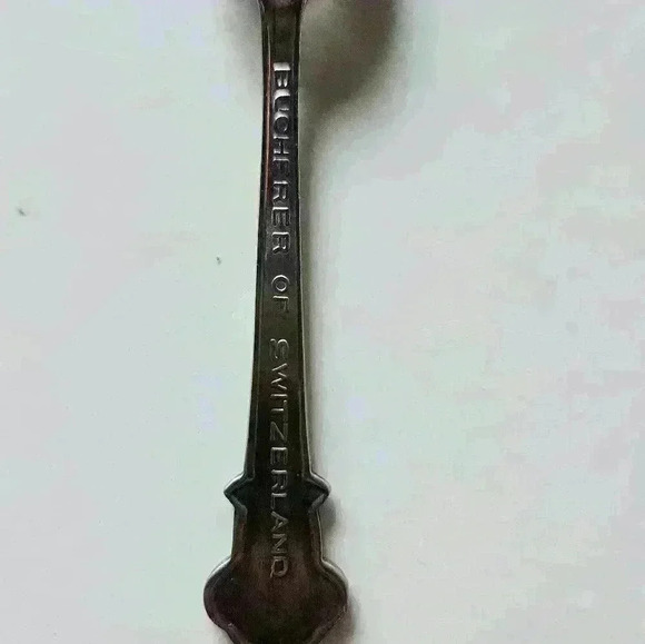 Rolex Bucherer Watches Lucerne Silver Plated Collector Spoon Switzerland - Picture 7 of 8
